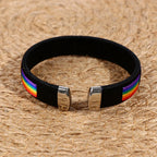 Pulsera arcoíris para hombre o mujer