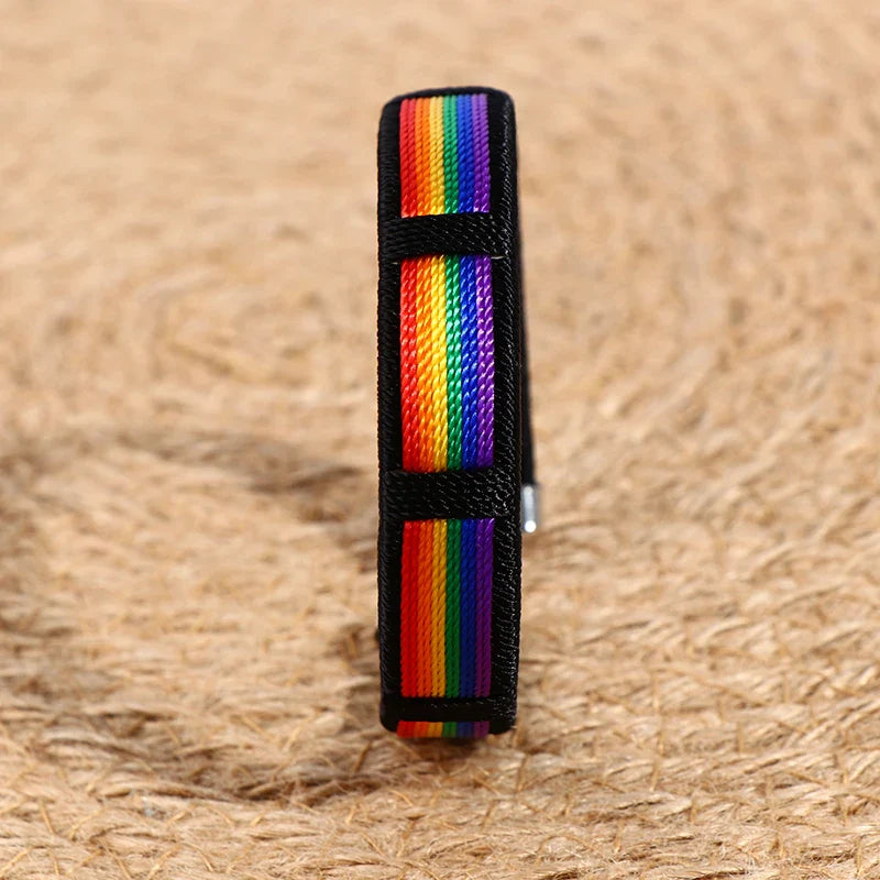 Pulsera arcoíris para hombre o mujer