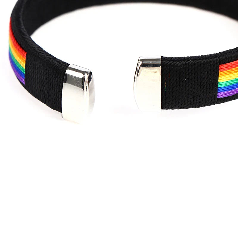 Pulsera arcoíris para hombre o mujer