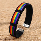 Pulsera arcoíris para hombre o mujer