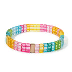 Pulsera arcoíris verde