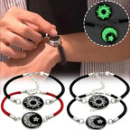 Pulsera con Media Luna y Sol Luminoso