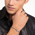 Pulsera con cruz horizontal