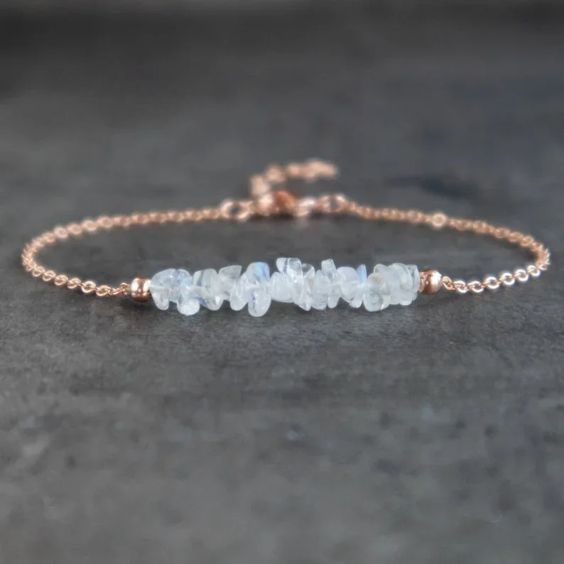 Pulsera con Cristal Piedra de Luna