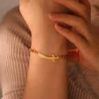 Pulsera con espada Ali Zulfiqar árabe oro