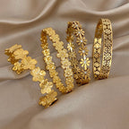 Pulsera con flores de campo margaritas
