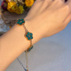 Pulsera con Flores para Mujer verde