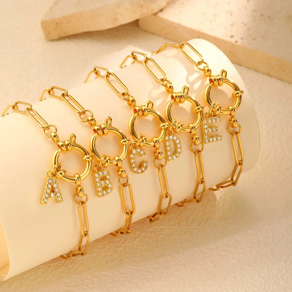 Pulsera personalizada con la inicial