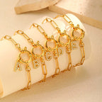 Pulsera personalizada con la inicial