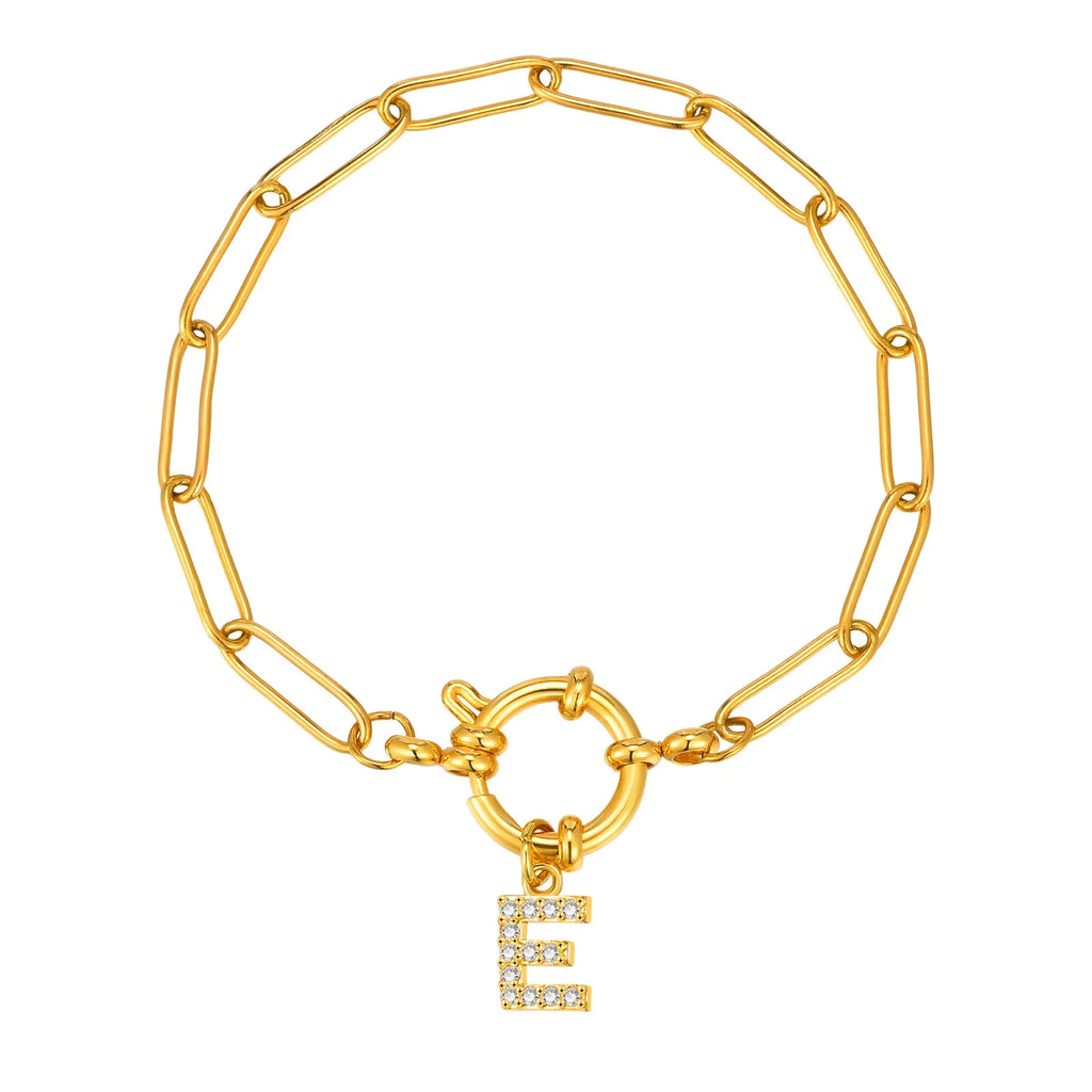 Pulsera personalizada con la inicial e