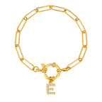Pulsera personalizada con la inicial e