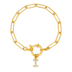 Pulsera personalizada con la inicial i