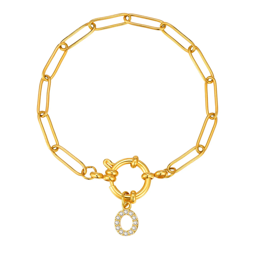 Pulsera personalizada con la inicial o