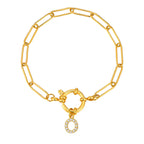 Pulsera personalizada con la inicial o