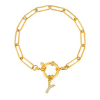 Pulsera personalizada con la inicial y