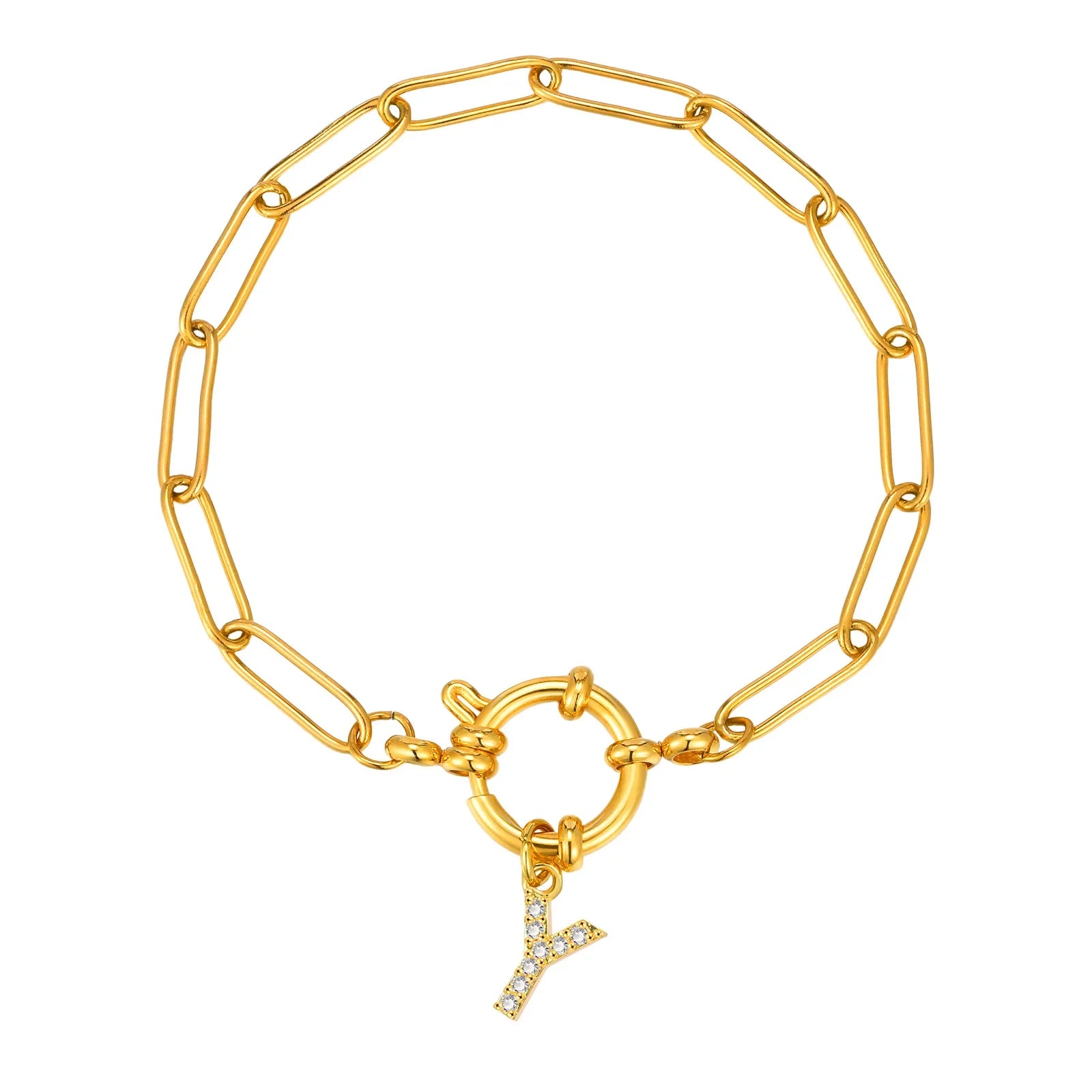 Pulsera personalizada con la inicial y