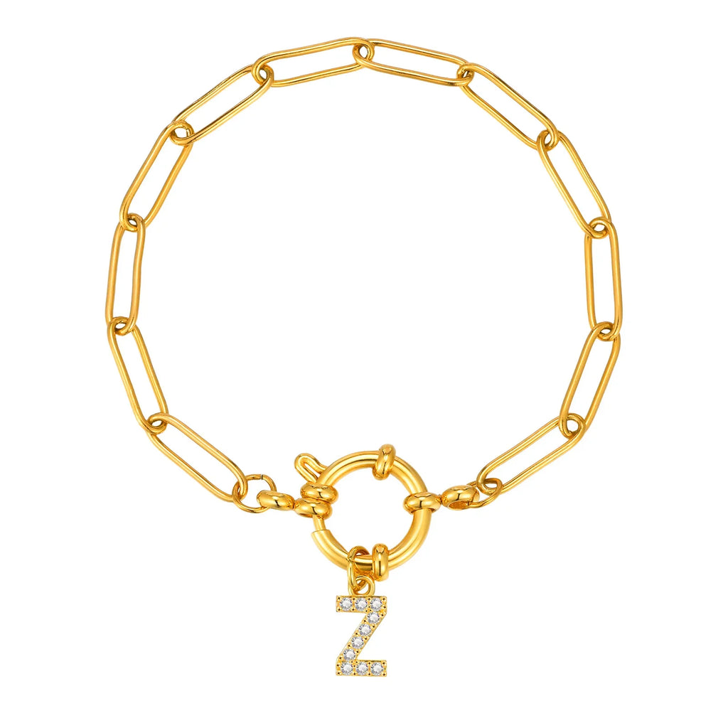 Pulsera personalizada con la inicial z