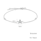 Pulsera con inicial de strass