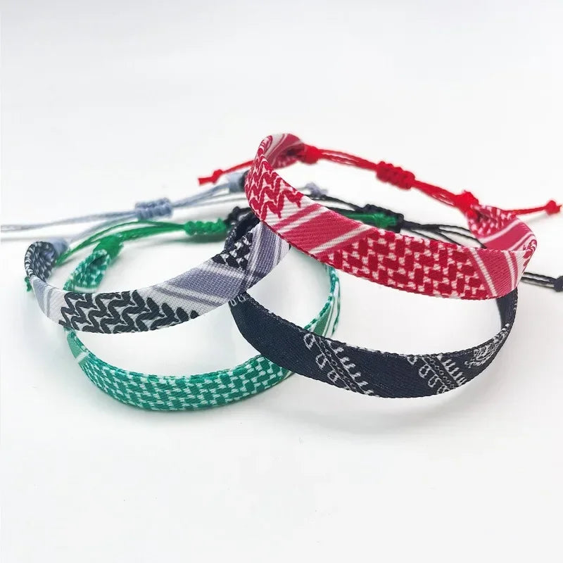 Pulsera con motivos geométricos Keffiye árabe