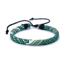 Pulsera con motivos Keffiye árabe para hombre o mujer verde