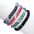 Pulsera con motivos Keffiye árabe para hombre o mujer verde