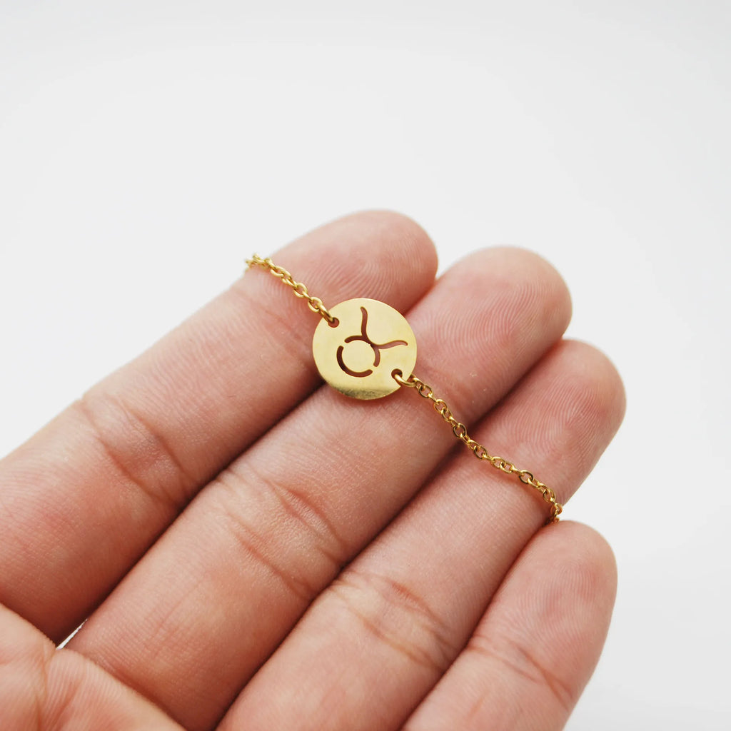 Pulsera con Colgante del Signo del Zodiaco Astrológico