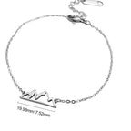 Pulsera con Colgante Montaña para Mujer
