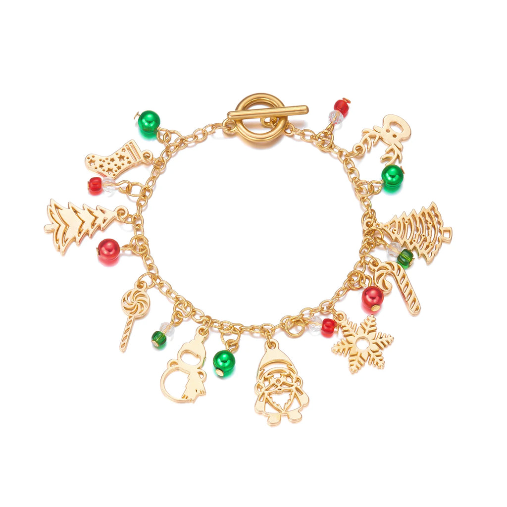 Pulsera con Colgantes de Navidad