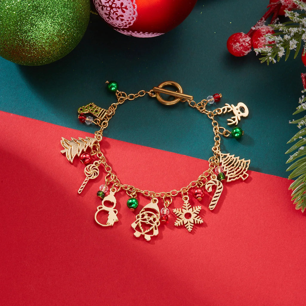 Pulsera con Colgantes de Navidad
