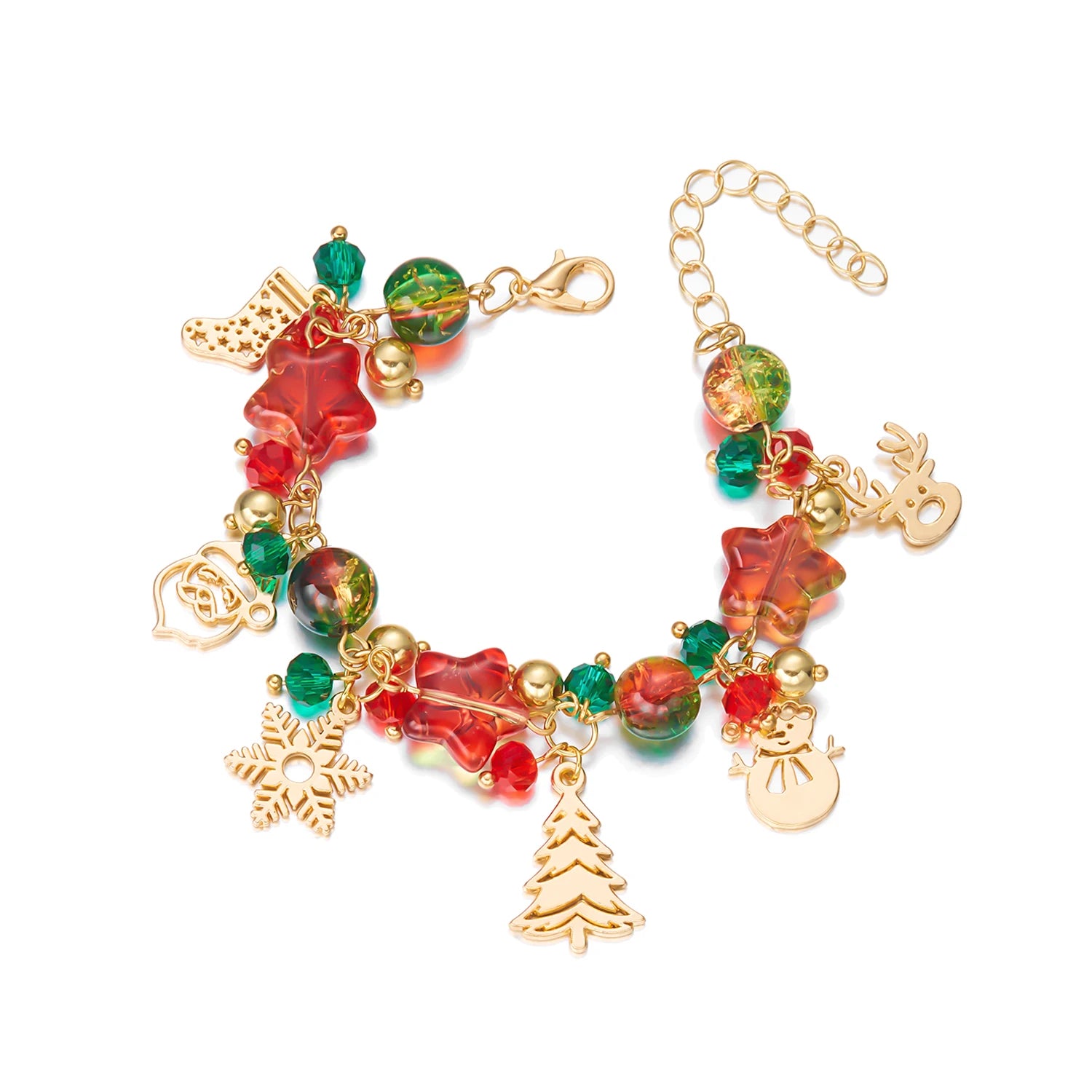 Pulsera con Colgantes de Navidad para Mujer