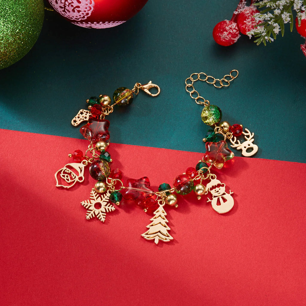 Pulsera con Colgantes de Navidad para Mujer