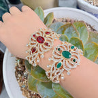 Pulsera con strass y piedras árabe musulmán boda 