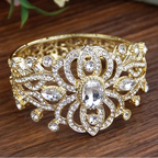 Pulsera con strass y piedras árabe musulmán boda blanco
