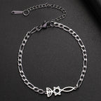 Pulsera con símbolos judíos Menorah y la <span data-glossary-id="etoile-de-david">Estrella de David</span> de plata