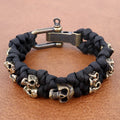 Pulsera con Calaveras negras