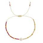 Pulsera bicolor inicial d