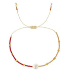 Pulsera bicolor inicial p