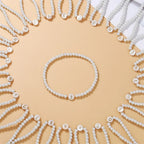 Pulsera blanca inicial m