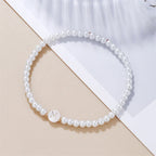 Pulsera blanca inicial n