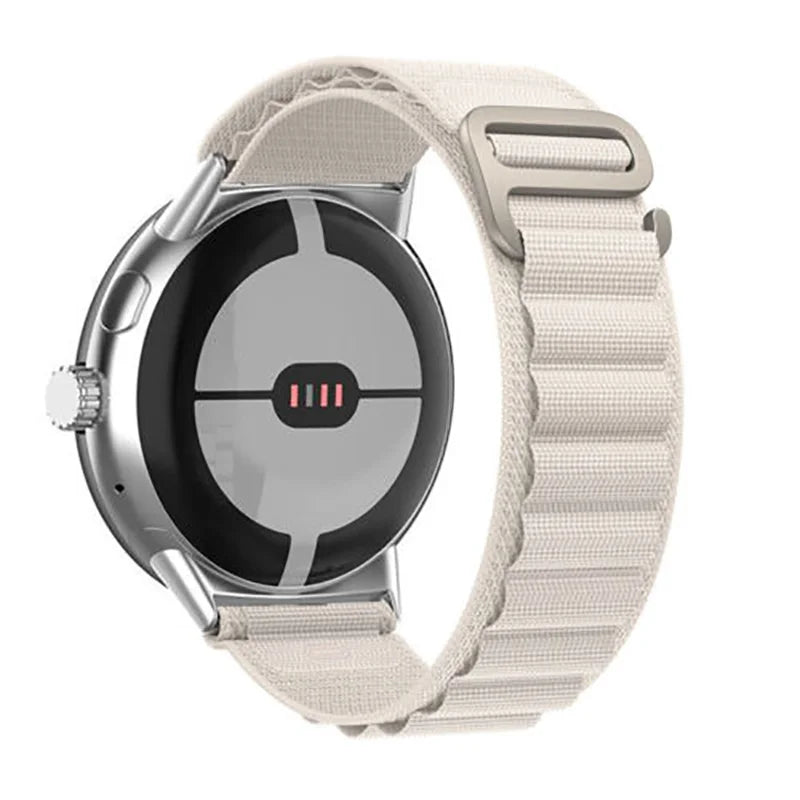 Pulsera de hebilla Alpine Smartwatch Google Pixel Watch 1 & 2 beige