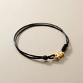 Pulsera budista con elefante negro