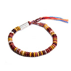 Pulsera Budista Tibetana de Cuentas de mokaita