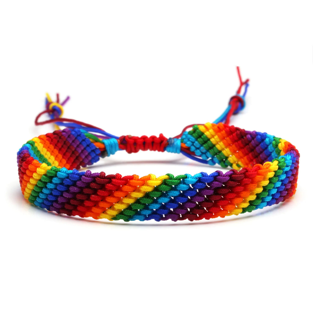 Pulsera brasileña multicolor impermeable hecha a mano