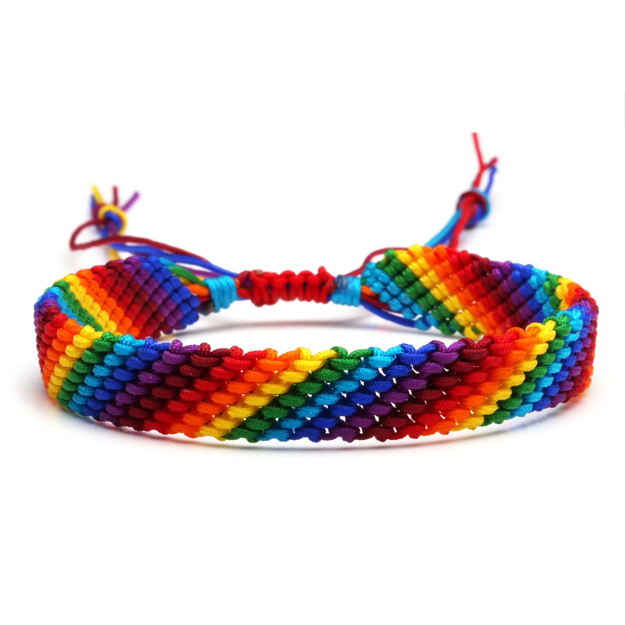Pulsera brasileña multicolor impermeable hecha a mano