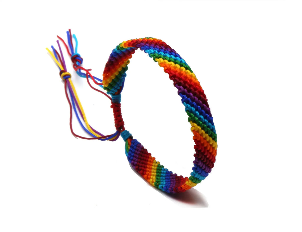 Pulsera brasileña multicolor impermeable hecha a mano