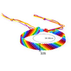 Pulsera brasileña multicolor impermeable hecha a mano