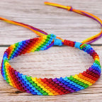 Pulsera brasileña multicolor impermeable hecha a mano