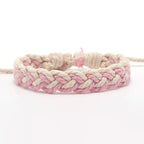 Pulsera brasileña artesanal colores naturales beige