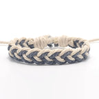 Pulsera brasileña artesanal colores naturales gris