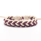 Pulsera brasileña artesanal colores naturales rojo